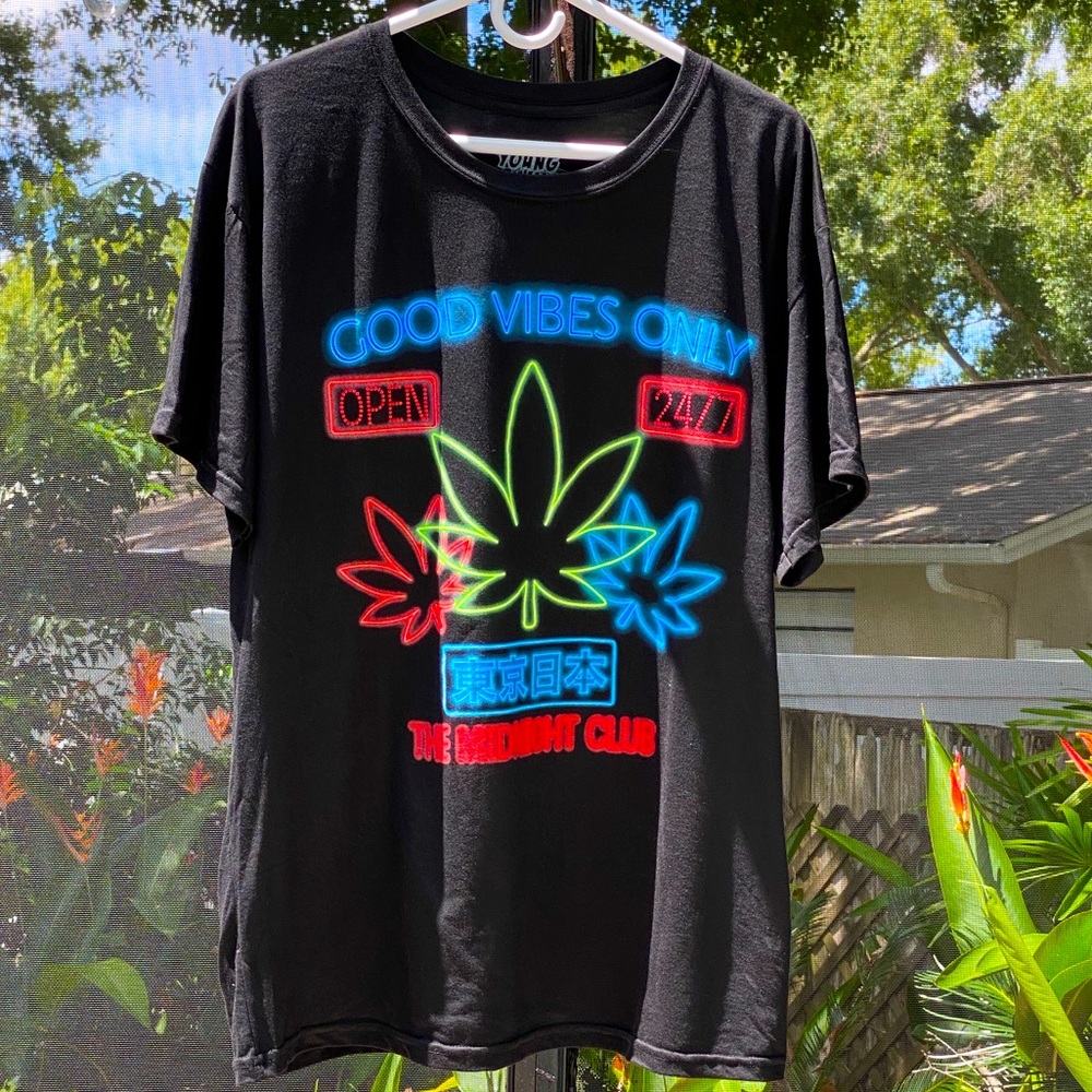 The Young and Wild - Good Vibes Only Tee! NWT!
